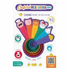 KIT DI 6 MISURINI measuring cups MISURARE GLI INGREDIENTI per bambini CHEFCLUB cucina KIDS età 4+ CHEFCLUB - 1