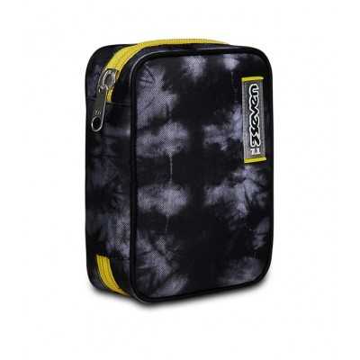 ASTUCCIO scuola SPEED PAD seven HEAVY BOY pencil case COFANETTO attrezzato NERO completo SEVEN - 2