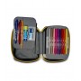 ASTUCCIO scuola SPEED PAD seven HEAVY BOY pencil case COFANETTO attrezzato NERO completo SEVEN - 5