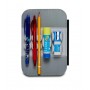 ASTUCCIO scuola SPEED PAD seven HEAVY BOY pencil case COFANETTO attrezzato NERO completo SEVEN - 11