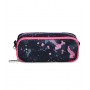ASTUCCIO scuola FLUO STRING GIRL seven MACCHIE DI COLORE pencil case BUSTINA portapenne doppio SEVEN - 4