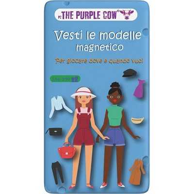 VESTI LE MODELLE gioco magnetico DA VIAGGIO in italiano PORTATILE abiti e accessori THE PURPLE COW età 5+ The Purple Cow - 1