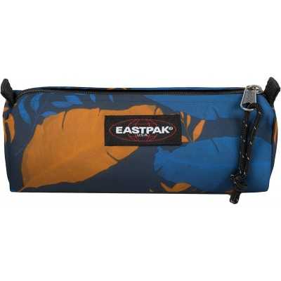 ASTUCCIO eastpak BENCHMARK SINGLE fantasia 7A9 BRIZE BANANA NAVY con zip EK000372 portapenne EASTPAK - 1