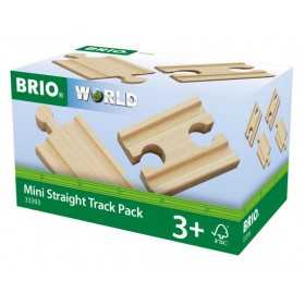 SET DI BINARI MINI DRITTI ferrovia BRIO world STRAIGHT TRACK PACK trenino 33393 età 3+ BRIO - 1