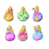 MODELLA COLORA PRINCIPESSE LUCCICANTI kit 4M colora figure in gesso 8+ GLITTER