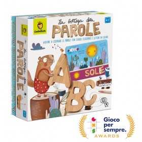 LA BOTTEGA DELLE PAROLE imparo a scrivere GIOCHI MONTESSORI ludattica IN ITALIANO età 4+ LUDATTICA - 1