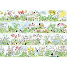 PUZZLE le formiche di fabio vettori FIORI made in italy 1080 PEZZI FABIO VETTORI - 1