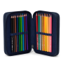 ASTUCCIO maxi 3 ZIP scuola ERGOBAG triplo WINTERWONBEARLAND materiale riciclato BLU Ergobag - 3