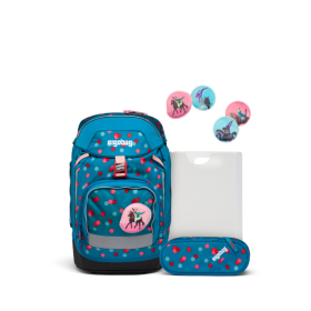 ZAINO scuola ERGOBAG prime set BEARLEGANCE ergonomico REGOLABILE con accessori BLU Ergobag - 3