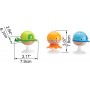 SET SONAGLI SEMPRE IN PIEDI stay-put rattle set HAPE gioco in legno e plastica VENTOSE bebè E0330 da 0 mesi + Hape - 3