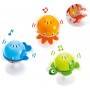 SET SONAGLI SEMPRE IN PIEDI stay-put rattle set HAPE gioco in legno e plastica VENTOSE bebè E0330 da 0 mesi + Hape - 4