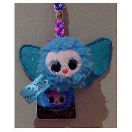 porta chiavi COOSHI Ilvy & Minimoomies PELUCHE illumina PUPAZZO gadget AZZURRO