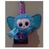 porta chiavi COOSHI Ilvy & Minimoomies PELUCHE illumina PUPAZZO gadget AZZURRO