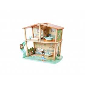 CASA DELLE TIGRI nella giungla HAPE tigers jungle house IN BAMBOO green planet explorers E3412 età 3+ Hape - 1