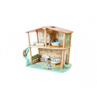 CASA DELLE TIGRI nella giungla HAPE tigers jungle house IN BAMBOO green planet explorers E3412 età 3+ Hape - 1