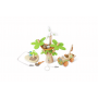 SET AUTO A ENERGIA SOLARE tree planting ecar HAPE bradipo aria IN BAMBOO green planet explorers E3417 età 3+ Hape - 1