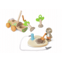 SET AUTO A ENERGIA SOLARE tree planting ecar HAPE bradipo aria IN BAMBOO green planet explorers E3417 età 3+ Hape - 2