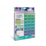 ALBUM CREATIVO set con fogli stencils stickers pastelli NEBULOUS STARS kit artistico NENUPHIA E LILYA età 7+ NEBULOUS STARS - 2