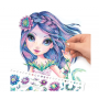 ALBUM CREATIVO set con fogli stencils stickers pastelli NEBULOUS STARS kit artistico NENUPHIA E LILYA età 7+ NEBULOUS STARS - 5