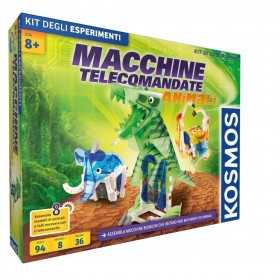 MACCHINE TELECOMANDATE set di esperimenti ANIMALI in italiano KIT SCIENTIFICO età 8+ KOSMOS - 1