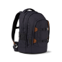 ZAINO scuola SATCH PACK ergonomico NORDIC GREY materiale riciclato GRIGIO SCURO con inserti in pelle Satch - 2
