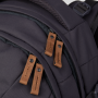 ZAINO scuola SATCH PACK ergonomico NORDIC GREY materiale riciclato GRIGIO SCURO con inserti in pelle Satch - 6