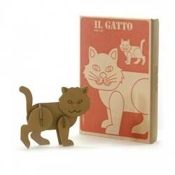 Libro Simba GATTO da COSTRUIRE COLORARE cartone 28 Magic World GUT Made in Italy