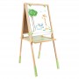 LAVAGNA IN BAMBU bamboo HAPE altezza regolabile E2001 double face 3 IN 1 multiattività CON FOGLI E GESSI età 3+ Hape - 2