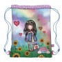 SACCA SPORT gorjuss DRAWSTRING BAG portascarpe BE KIND TO YOURSELF santoro 1123GJ08 Gorjuss - 1