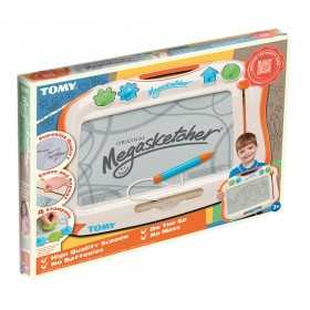 MEGASKETCHER original TOMY kit artistico LAVAGNA magnetica CANCELLABILE cin accessori E PENNA età 3+ SeleGiochi - 1
