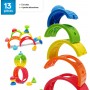 ARCOBALENO rainbow set LALABOOM step by step COSTRUZIONI IN PLASTICA età 18 mesi + lalaboom - 2