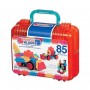 VALIGETTA set di COSTRUZIONI A PETTINE con 85 pezzi BRISTLE BLOCKS famiglia inclusa IN PLASTICA età 2+ SeleGiochi - 1