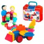 VALIGETTA set di COSTRUZIONI A PETTINE con 85 pezzi BRISTLE BLOCKS famiglia inclusa IN PLASTICA età 2+ SeleGiochi - 2