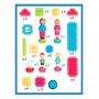 VALIGETTA set di COSTRUZIONI A PETTINE con 85 pezzi BRISTLE BLOCKS famiglia inclusa IN PLASTICA età 2+ SeleGiochi - 4