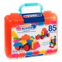 VALIGETTA set di COSTRUZIONI A PETTINE con 85 pezzi BRISTLE BLOCKS famiglia inclusa IN PLASTICA età 2+ SeleGiochi - 5
