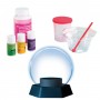 PALLA MAGICA trasparente CRISTALLI con 7 colori led CRYSTAL WONDER kit scientifico MAGIC BALL età 8+ EDU-TOYS - 1