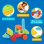 BUILDER BOX set di COSTRUZIONI A PETTINE con 36 pezzi BRISTLE BLOCKS basic IN PLASTICA età 2+ SeleGiochi - 5