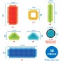 BUILDER BOX set di COSTRUZIONI A PETTINE con 36 pezzi BRISTLE BLOCKS basic IN PLASTICA età 2+ SeleGiochi - 7