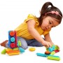 BUILDER BOX set di COSTRUZIONI A PETTINE con 36 pezzi BRISTLE BLOCKS basic IN PLASTICA età 2+ SeleGiochi - 4