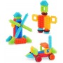 BUILDER BOX set di COSTRUZIONI A PETTINE con 36 pezzi BRISTLE BLOCKS basic IN PLASTICA età 2+ SeleGiochi - 2