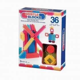 BUILDER BOX set di COSTRUZIONI A PETTINE con 36 pezzi BRISTLE BLOCKS basic IN PLASTICA età 2+ SeleGiochi - 1