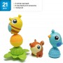 PERLE E ANIMALI gioco LALABOOM in plastica speciale 21 PEZZI attività SET età 10 mesi + lalaboom - 5