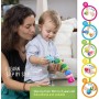 BORSA DI PERLE E ACCESSORI gioco LALABOOM in plastica speciale 28 PEZZI attività SET età 10 mesi + lalaboom - 3
