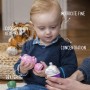 TUBO 4 in 1 ANIMALI DELLA FATTORIA gioco LALABOOM in plastica speciale 6 PEZZI attività SET età 10 mesi + lalaboom - 4