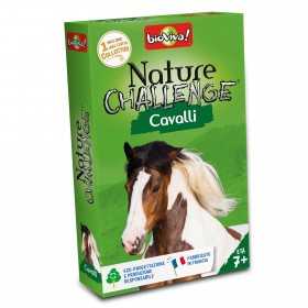 CAVALLI mazzo di carte NATURE CHALLENGE bioviva IN ITALIANO età 7+ Bioviva - 1