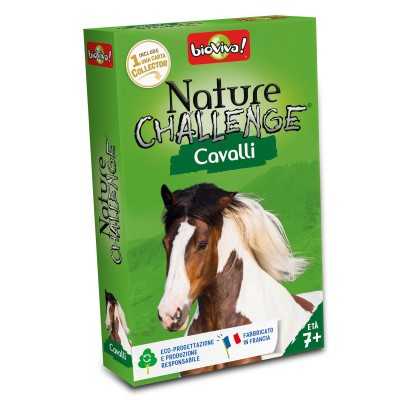 CAVALLI mazzo di carte NATURE CHALLENGE bioviva IN ITALIANO età 7+ Bioviva - 1