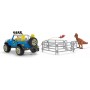 VEICOLO 4X4 CON DINOSAURO e accessori SCHLEICH miniature in resina DINOSAURS set 41464 età 5+ Schleich - 3