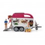 AVVENTURA CON AUTO E RIMORCHIO CAVALLI miniature in resina SCHLEICH set HORSE CLUB 42535 età 5+ Schleich - 8