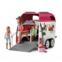 AVVENTURA CON AUTO E RIMORCHIO CAVALLI miniature in resina SCHLEICH set HORSE CLUB 42535 età 5+ Schleich - 9