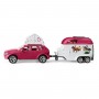 AVVENTURA CON AUTO E RIMORCHIO CAVALLI miniature in resina SCHLEICH set HORSE CLUB 42535 età 5+ Schleich - 4